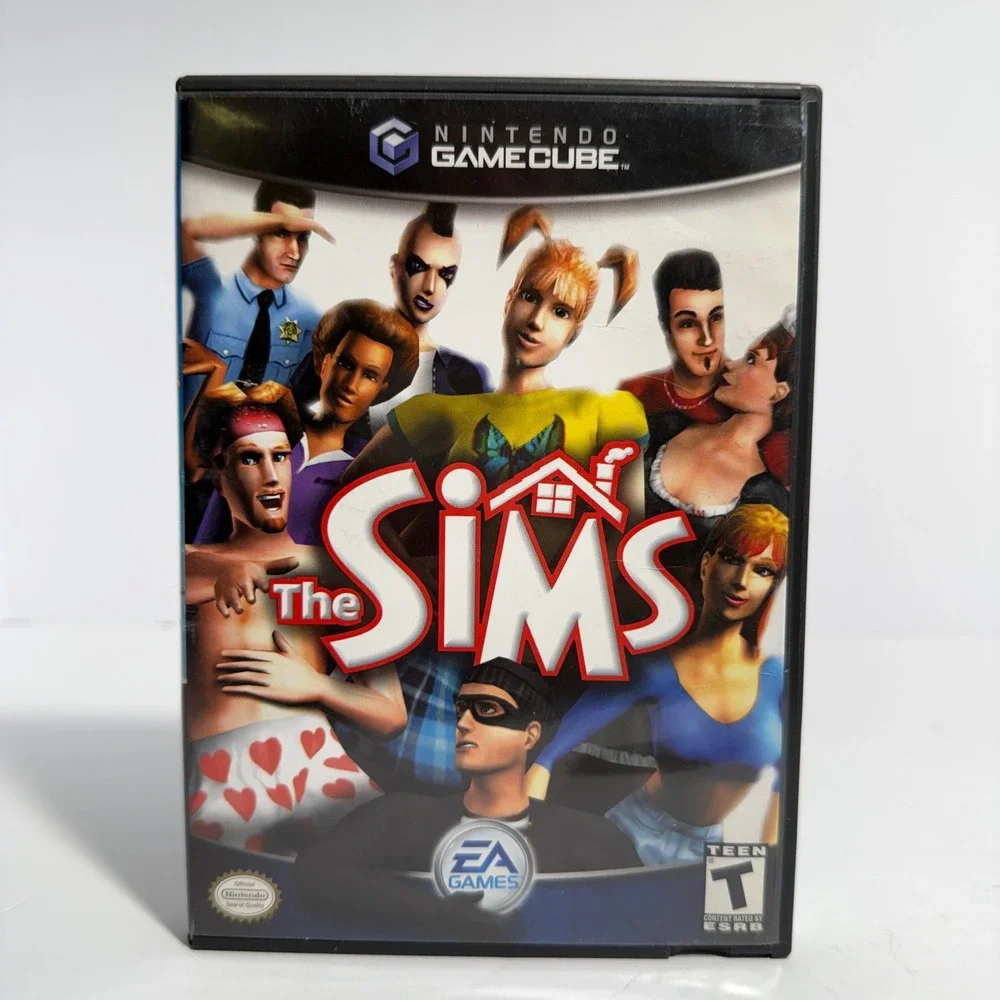 The Sims Nintendo GameCube CIB Complete EA Games Simulation 2003 DOL-006(USA)